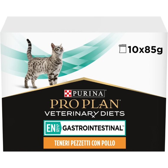 Вологий лікувальний корм Purina ProPlan EN Gastrointestinal для котів при хворобах шкт з куркою (30х85г) | Зображення 1