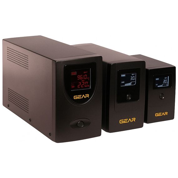 Пристрій безперебійного живлення GEAR GU-1200MLCD | Зображення 3