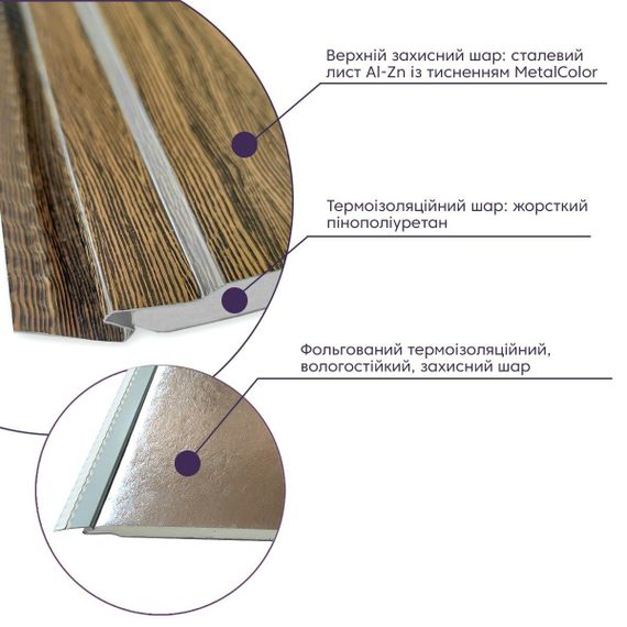 Фасадна панель PU 415*15*3800мм (D) Sticker Wall SW-00001718 | Зображення 5