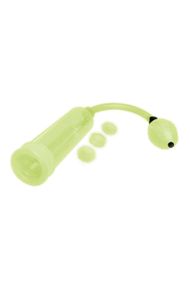 Помпа для члена светящаяся в темноте Whipsmart Glow In The Dark 3 кольца в комплекте, 23.5 см Sex Aura
