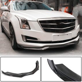 Накладка на Передний Бампер Lip (для Base, Карбон) для Cadillac ATS 2012-2019 гг