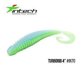 Силиконовая приманка, Съедобный силикон Intech Интеч Turborib 4"5 шт IN70