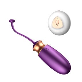 Віброяйце Vibrating Silicone Love EGG, фіолетове