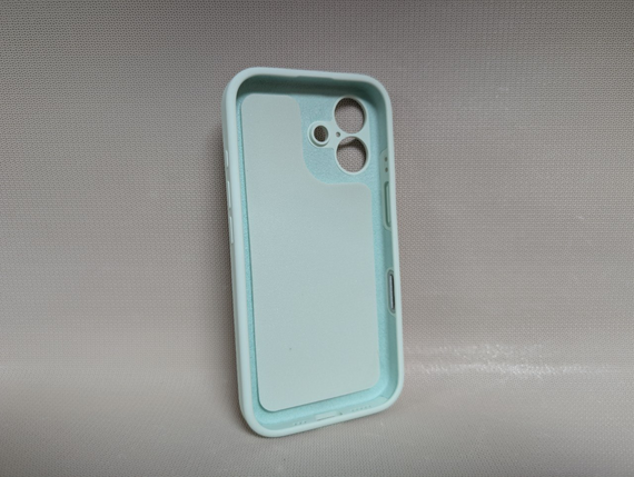 Чохол для iPhone 16 / Айфон 16, Soft Touch, протиударний, MagSafe, преміум силікон, м’ятний | Зображення 1