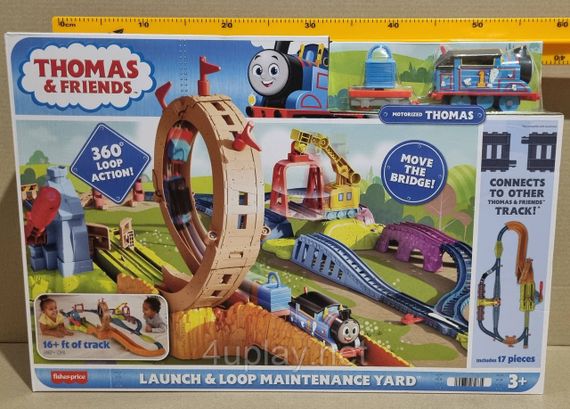 Залізниця Паровозик Томас і друзі Смуга перешкод у ремонтному дворі Fisher-Price Thomas & Friends ​Launch & Loop | Зображення 6