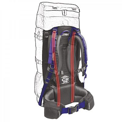 Рюкзак туристический Terra Incognita Mountain 65 green / gray (4823081500285) | Зображення 2