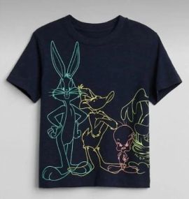 Футболка женская с принтом повседневная S Черная