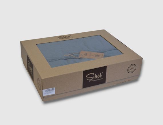 Постільна білизна Sikel Stonewashed Soho Firfirli 200 х 220 см Mavi | Зображення 4