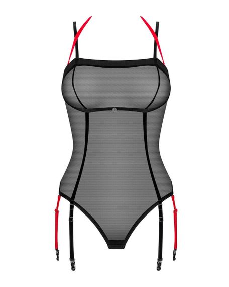 Боді напівпрозоре XS/S Glandez Obsessive, чорне sexstyle | Зображення 5