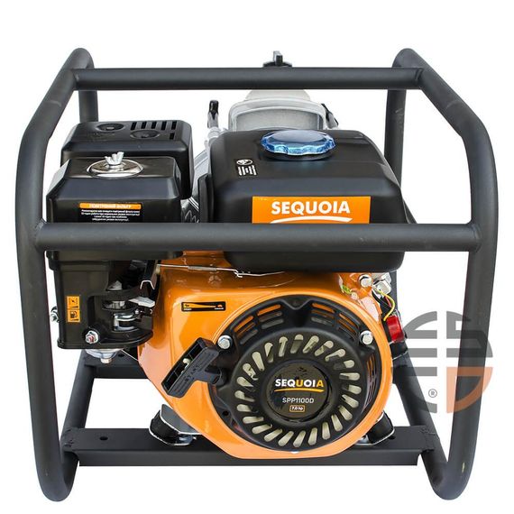Мотопомпа бензинова для чистої та брудної води SEQUOIA SPP1100D | Зображення 1