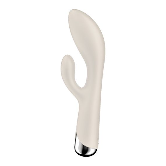 Вібратор-кролик з ротацією Satisfyer Spinning Rabbit 1 Beige, 3 мотори | Зображення 2