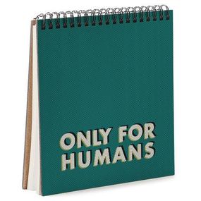 Скетчбук Only for humans 17x18 см (BDK_UNI008)