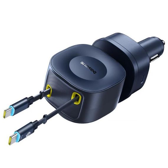 АЗУ Baseus PrimeTrip VR2 Max PD100W+QC3.0 with retractable cable (1USB-A/3C) (C02066) Cosmic Black | Зображення 3