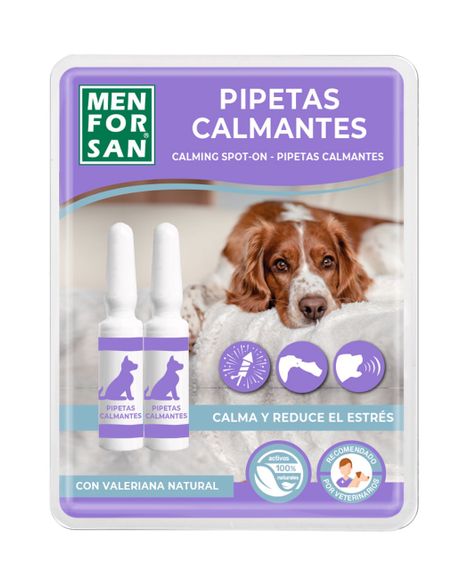 Краплі заспокійливі для собак Menforsan Calming Spot-On 2 шт х 2 мл