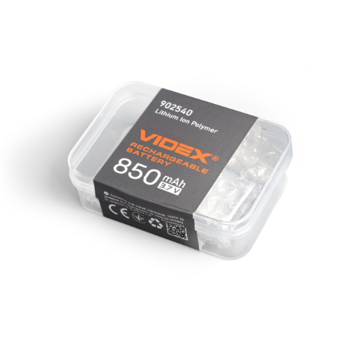 Акумулятор B902540 Li-pol 850 mAh Videx | Зображення 5