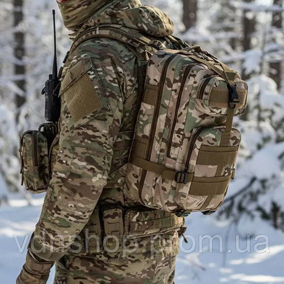 Рюкзак туристичний водонепроникний, Армійський речовий похідний рюкзак військовий десантний CR-59 | Зображення 9