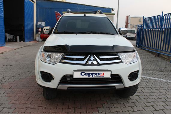 Дефлектор капоту (EuroCap) для Mitsubishi L200 2006-2015 рр | Зображення 1