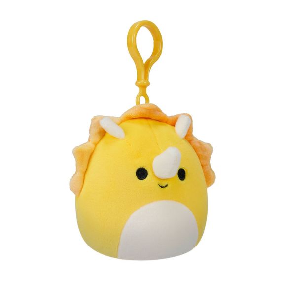 М'яка іграшка на кліпсі "Трицератопс" Squishmallows SQCP00216, 9 см | Зображення 2