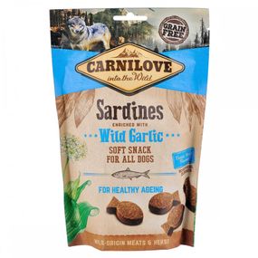 Лакомство для собак Carnilove Dog Soft Snack с сардиной и черемшой 200 гр