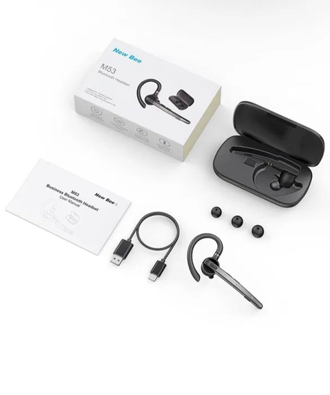 BLUETOOTH гарнітура NEW BEE M53 з функцією шумозаглушення | Зображення 2