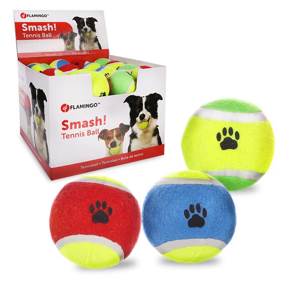 Flamingo Tennisball Fluo игрушка для собак, 6 см