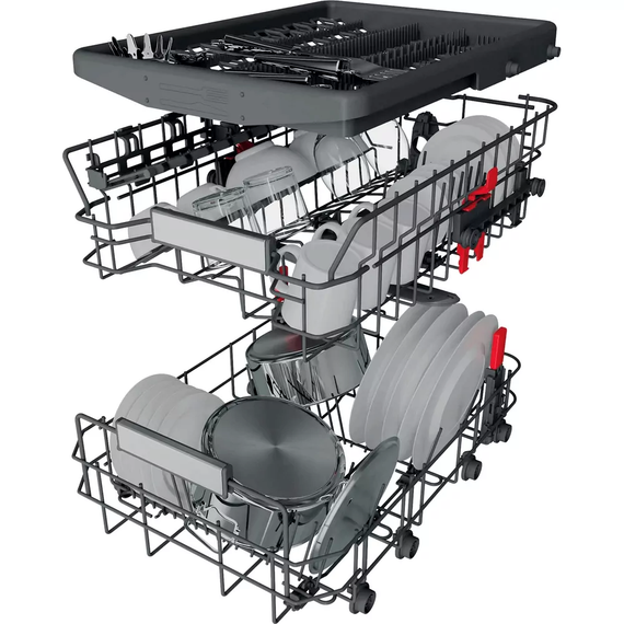 Посудомийна машина Whirlpool вбудована WSIO3O34PFEX | Зображення 1