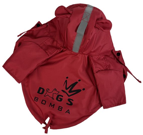 Дощовик парка DB винного кольору M-107 | Зображення 4