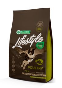Сухий беззерновий корм з птицею для дорослих собак всіх порід Lifestyle Grain Free Poultry Adult All Breeds 1.5кг