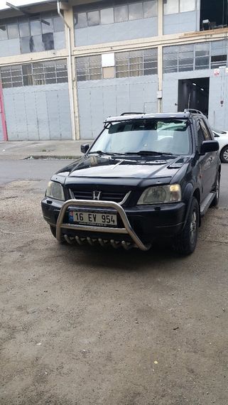Козырек на лобовое стекло (черный глянец, 5мм) для Honda CRV 1996-2001 гг | Зображення 3
