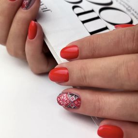 Гель-лак JOIA vegan 035 класичний червоний, 6 мл