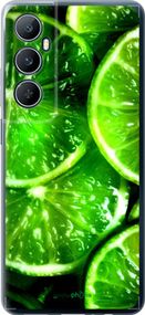 Чохол на Realme C65 4G Зелені часточки лимона "852u-3719-2448"