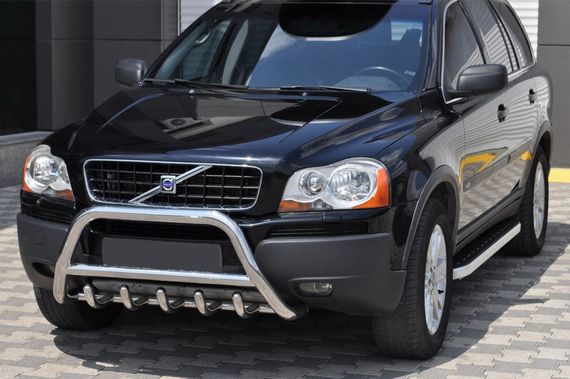 Кенгурятник WT003 (нерж.) для Volvo XC90 2002-2016 гг