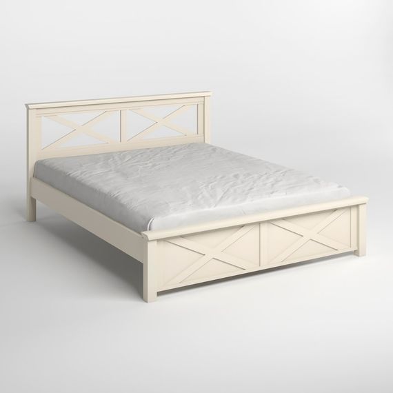 Двоспальне ліжко Mebigrand Прованс Н Айворі 140х200 см (MBG-1582) | Зображення 1