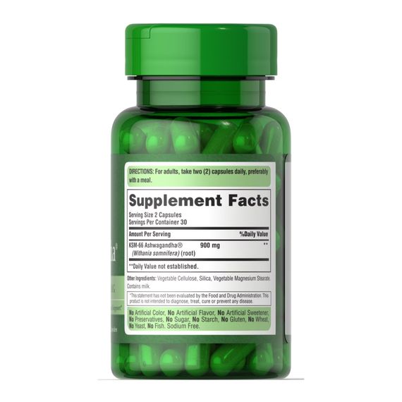 Ashwagandha KSM-66 450mg - 60caps | Зображення 1