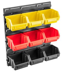 Панель для майстерні TOPEX, з лотками та дод. приладдям, розмір 34.5x38.5x12.5 см 79R170