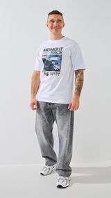 Футболка з принтом чоловіча GENUA G01222-0013 3XL Білий shop (2000999391200)