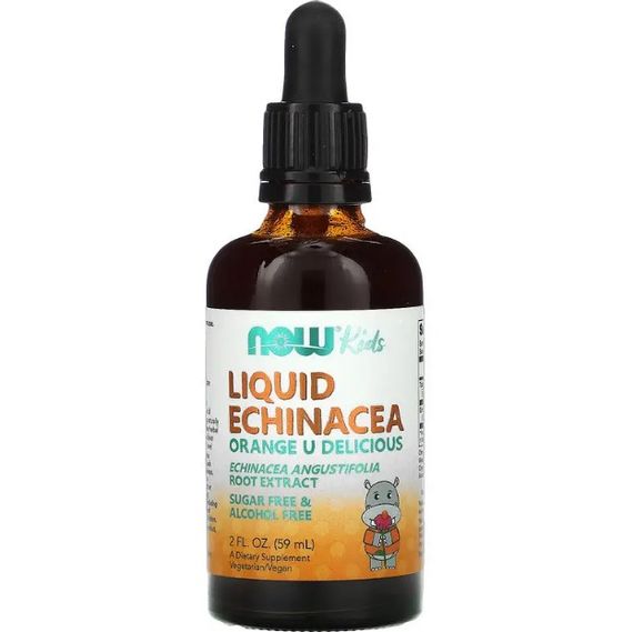 Эхинацея NOW Foods Echinacea Liquid Kids 59 ml /197 servings/ Orange