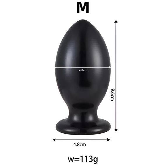 Анальна пробка OYO YQM-084 (довжина 9.6 см, діаметр 4.8 см) Sex Aura | Зображення 3