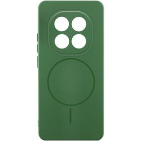 Чохол Silicone Cover Lakshmi Full Camera (AA) with Magnetic Fit для Xiaomi Redmi Note 15 Pro 5G Зелений / Dark green