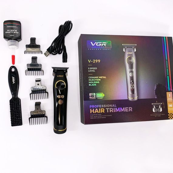 Модная машинка для стрижки волос VGR, Машинка для стрижки на аккумуляторе Моющаяся MT-36 | Зображення 2
