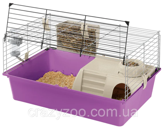Клетка для кроликов и морских свинок Ferplast Cavie 80 фиолетовая 77x48x42 см57054401