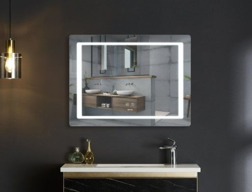 Дзеркало Mixxus STYLE MR13-80x60-REVERSE з LED Touch, Anti-fog, димером, регулюванням яскравості (MI6666) | Зображення 3