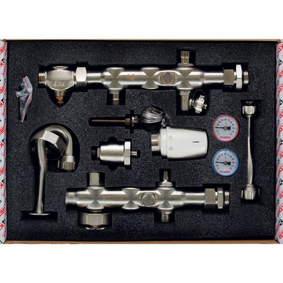 Смесительный узел Koer KR.S1021 (с байпасом) 1 "НР SUS304 (KR2955) | Зображення 1