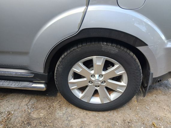 Накладки на арки (4 шт, чорні) для Mitsubishi Outlander 2006-2012рр | Зображення 3