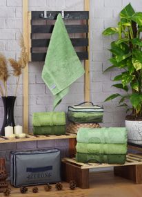 Набір рушників Zeron 127609 Туреччина 90*50  Бамбук Зелений
