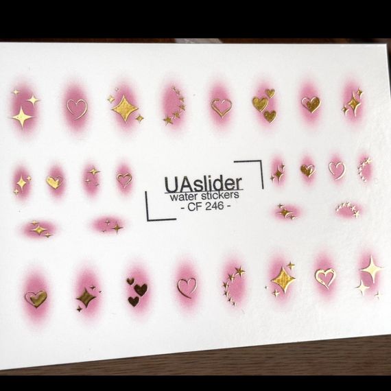 Фольгований слайдер UAslider CF 246 на водяній основі (7x10см)