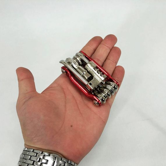 Многофункциональный велосипедный ключ BG-2121 Мультитул 11 предметов ZL-87 | Зображення 5