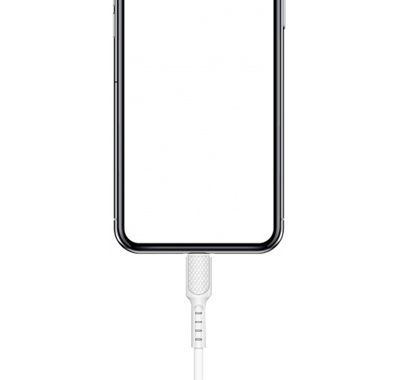 USB кабель Kaku KSC-111 USB - Lightning 1m - White | Зображення 2