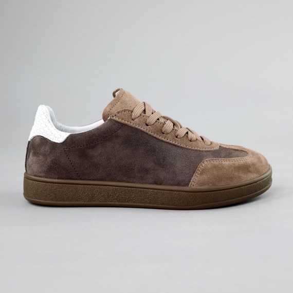 Кеди жіночі замшеві 591443 Коричневі 36 37 38 39 40 41