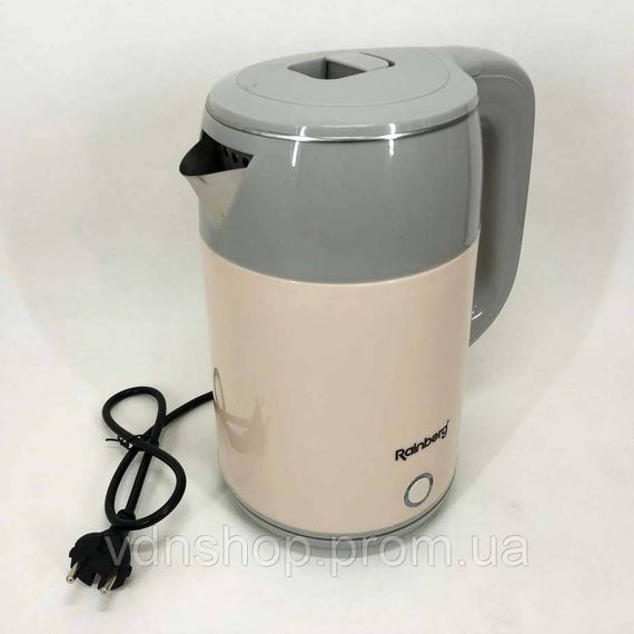 Тихий бытовой чайник, Электрический чайник, Электрочайник нержавейка Бесшумный SV-74 | Зображення 1